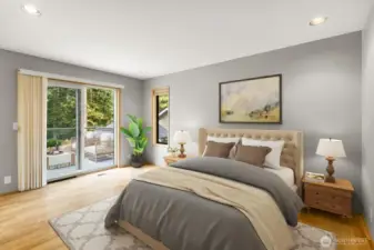 Primary Bedroom (virtually staged)