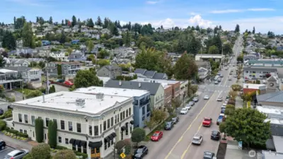 Nearby Old Town business district.