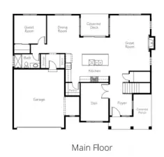 Floor Plan - Main Level