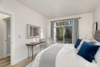 Master Bedroom With Balcony