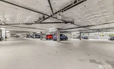 Secure underground parking.