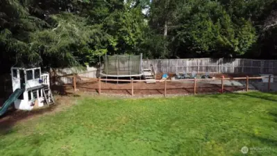 Great play area - fire pit