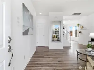 Entrance to living area.