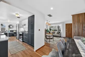 The home flows perfectly.