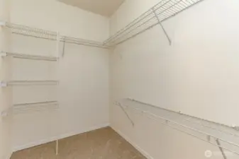 One of TWO walk in closets