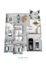 3D Floor Plan - illustrative purposes only