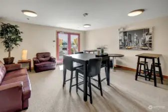 Shared community space on the 2nd floor—ideal for gatherings and entertaining.