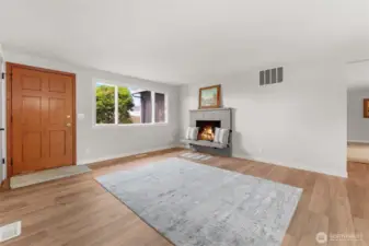 Living Room fireplace