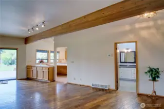 Large open concept living area
