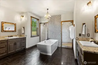 Exquisite primary bath retreat!