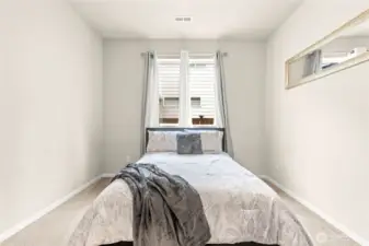 Another view of downstairs bedroom