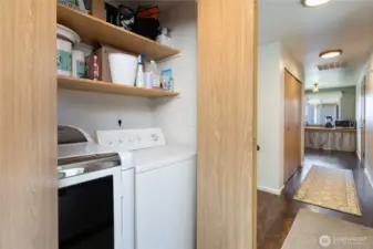 Laundry is located centrally for easy access.