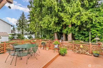 Views of Lake Stevens from the deck