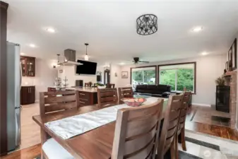 Dining area off the kitchen- perfect for entertaining!
