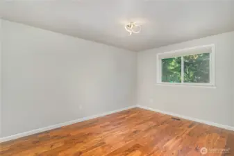 Upstairs guest bedroom #1.