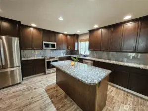 All stainless steel appliances