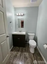 Powder room on the main level