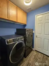 laundry room (washer and dryer stay)