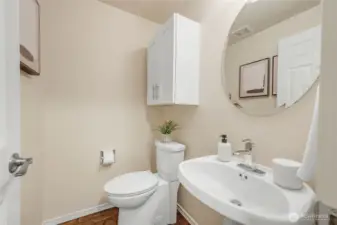 Main floor powder bath