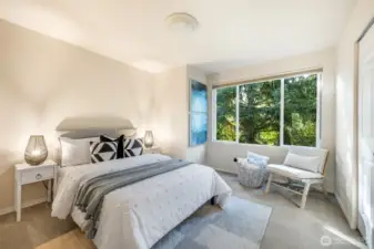 Second upstairs bedroom w/ terrritorial views