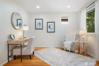 Ample space for a reading nook or entertainment zone.