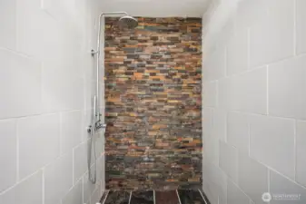 Primary shower.
