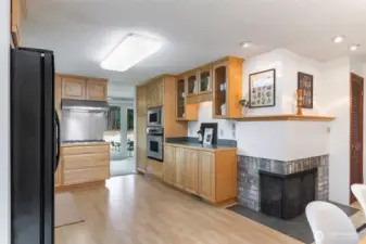 Lots of counter space and storage