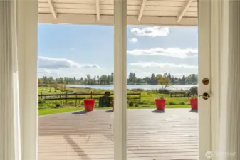 This is the view from your kitchen.