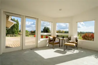 The views from the Family Room are spectacular.