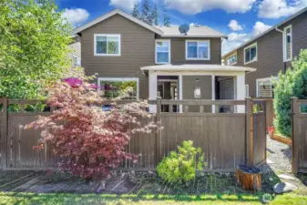 Door from Back yard to community park