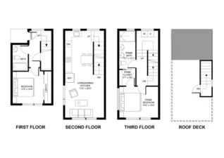 Rowhouse floor plan
