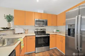 Kitchen with All New Appliances