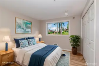 Virtually Staged -- Second bedroom