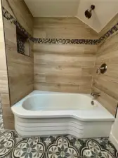 Supre cool tub upstairs