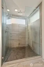 Gigantic walk in shower