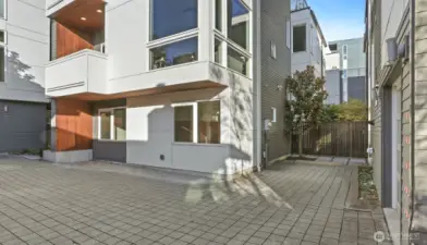 Parking space on right