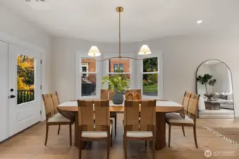 Designer lighting Throughout