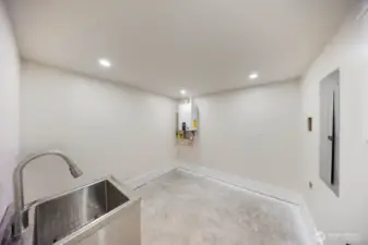 Basement Storage or Future Office Space