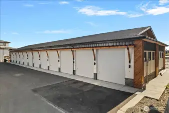 Community storage - rentable on first come first serve basis