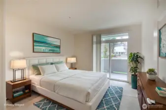 2nd Bedroom. Private Deck adjoins the L.R. by separate door.