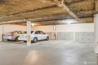 Parking Space 107 in the secured garage