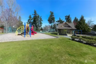 Residents only park located down the hill is complete with sport court, playground and covered picnic area.