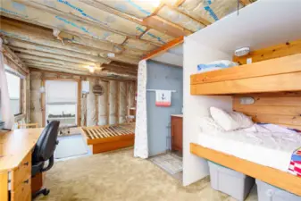 Partially finished loft