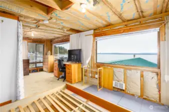 Partially finished loft