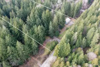 Arial view of property boundaries are estimates only
