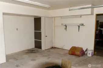 Downstairs of house