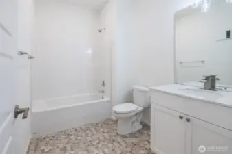 Full Bath on Lower Level