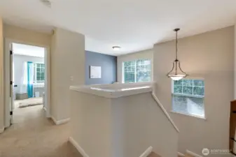 Open concept upstairs