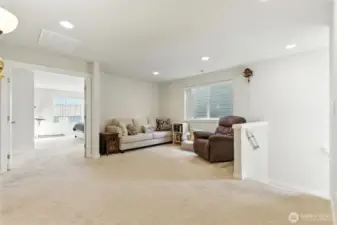 Upstairs bonus room
