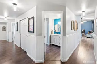 All new finish work, baseboards, fixtures, and lighting throughout.